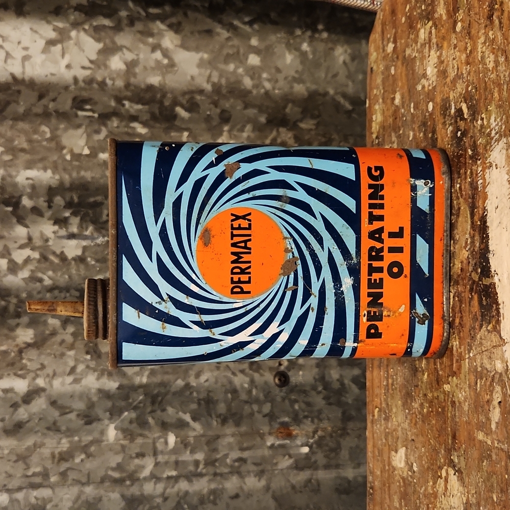Old Permatex Oil Can
